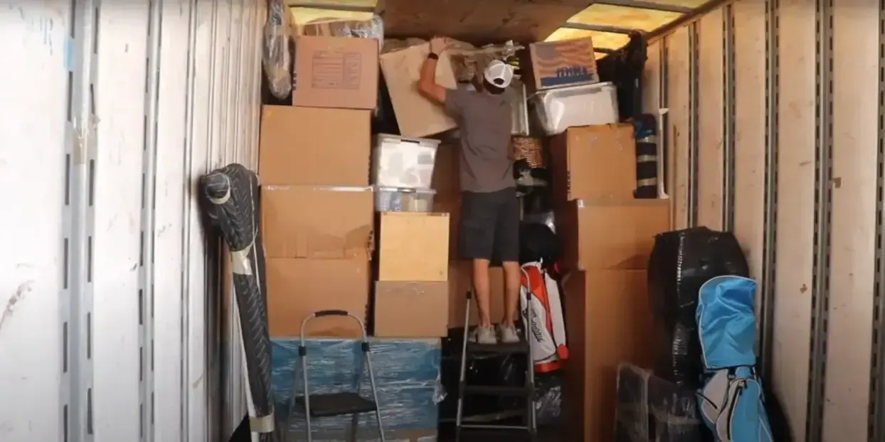 Movers loading the truck